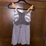 We The Free  People Leather Strap Striped Tank Top Photo 3