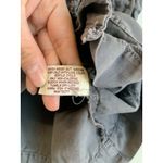 Mudd  Women’s Vest Utility Full Zip Snap Hooded Cargo Washed Gray Size Medium Photo 5