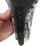 Coach  "Dassi" Black Wedge Slip On with Overall Embellished Silver/Black Pumps Photo 5