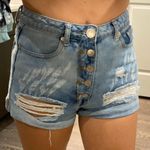 Signature 8 High Waisted Jean Shorts Photo 0