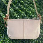 Etienne Aigner Vintage  Cream Shoulder Bag with Buckle Detail Photo 4
