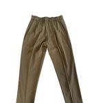 Babaton Olive Brown Pleated Ankle Dress Pants Size 2 Photo 6