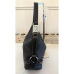 Ralph Lauren Lauren  Hobo Bag Womens Large Black Straw Shoulder Purse Work Office Photo 1