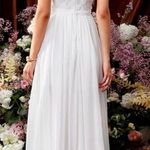Embroidery chiffon Wedding Dress White Photo 9