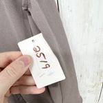 ASTR  Blouse Women Size Medium Gray Black Lace Inset Scoop Neck Sleeveless Top Photo 7