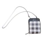 Nine West Ivory and brown Plaid detail small cross body bag with matching wallet Photo 2