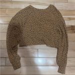 Lulus LULU’S LAST SPOT RUST BROWN DOT PRINT PULLOVER SWEATSHIRT Photo 2