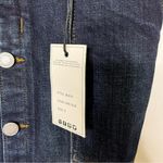 Judy Blue  High Waist Overall Denim Skirt Dress Dark Blue Size Small NWT Photo 5