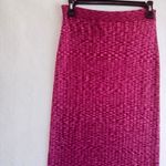 Free People Ribbed Textured Midi Skirt Pink Boho Chic Minimalist Anthropologie Photo 4