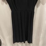 Vintage 70’s handmade lined pleated skirt Wednesday Adams goth school girl dress Black Photo 5