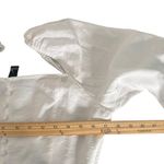 Forever 21 Corset Crop Top Women L White Long Sleeve Square Neck Coastal Cowgirl Photo 12