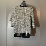 Coco Bianco Black and White Animal Print Blouse Photo 3