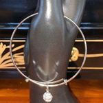Swarovski Crystal Fireball Bangle Bracelet Silver Photo 4