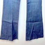 Carmar Flare Jordan Stretch Mid Rise Dark Wash Button Fly Jeans Size 26 Blue Photo 5