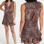 Veronica Beard Cox Mini Dress Leopard Photo 2