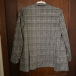 Soft Surroundings  Plaid Open Front St. James Blazer Size S Photo 3