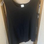 Roamans Black Sleeveless textured Top medium Photo 0