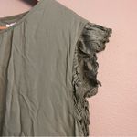 ARITZIA WILFRED Tiered Babydoll Dress Green Size L Photo 4