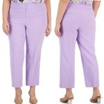 Kasper  New Dress Pants Straight Leg Flat Front Lavendar Women’s Plus Size 22W Photo 9
