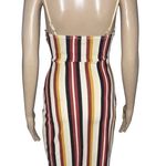 Love j  striped sleeveless faux wrap dress Photo 2