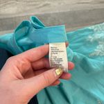Forgotten Grace  aqua embroidered lace tunic 3/4 sleeve size medium D30 Photo 2