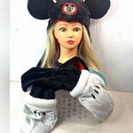 Disney  Park Minnie Mouse Mousekateers Black and Red Women's Hat Photo 0