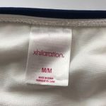 Xhilaration  Striped Navy & White Bikini Bottoms Hipster M Photo 2