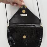 Vintage Black Mesh Metal Crossbody Purse Evening Formal Photo 6