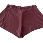 Athleta Wind Down Sleep Short - Mauve Waffle Knit Pull Lounge Shorts Photo 0