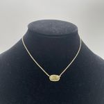 Kendra Scott  Elisa Gold Necklace with Green Jadeite Pendant Photo 2