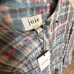 Joie NWT  Charmesse Short Adriatic Blue Plaid Dress Size 0 Photo 4