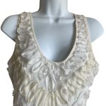 Lulumari LuPruia by Women Top S Cream 3D Rosettes Fairy Chic Boho Cottagecore Photo 13