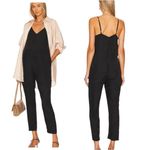 Hatch The Georgie Maternity Jumpsuit Adjustable Strap Cupro Women’s Size 0 Black Photo 1