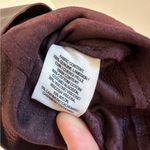 Derek Lam  Leather Mid Length Dress in Plum - size 6 Photo 7