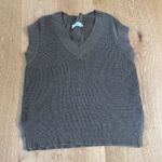 Petal and Pup  Knit Top Ribbed Sleeveless Size M Green Gray Photo 0