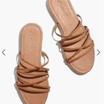 Madewell The Kathryn Espadrille Slide Sandal in Leather Size Photo 0