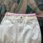 ZARA White Straight Leg Ripped Jeans Women’s 4 Distressed Mid Rise Preppy Y2K Photo 12