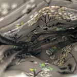 Vera Bradley Black Reactive Mini Crossbody Bag Floral Lining Photo 8