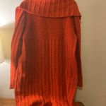 Oilily Burnt Orange Vintsge Open Cardigan W Velvet Ribbon Sz MCottagecore Italy Size M Photo 3