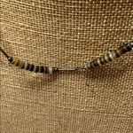 Boho Chic vintage Black and Brown Beaded Necklace Photo 1