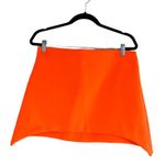 ZARA NWT BLOGGERS FAV ASYMMETRIC MINI SKIRT BRIGHT ORANGE XL Photo 11