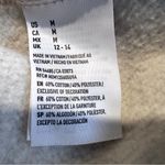 American Eagle Polar Bear Embroidered Beaded Sweatshirt Women's Medium Cream Photo 7