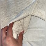 Aerie OFFLINE Cream Colored Waffle Knit Slightly Cropped Full-Zip Jacket SIZE XL Photo 4