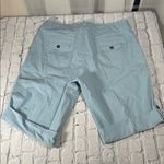 Fresh Produce  Safari Pedal Pushers Bermuda Shorts Bluish Green Pastel Teal sz XL Photo 2