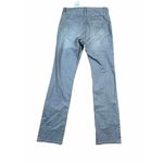 CAbi Jeans /Style 332 Lou Lou Gray Jean Size 8 Dbl Button Closure Straight Leg Photo 4