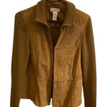 Covington Vintage  Tan Suede Wool Sweater Jacket 70s Boho Western double zipper Photo 0