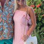 Illa Illa Pink and White Gingham Seersucker Mini Dress💞💐 Photo 5