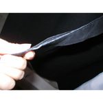 Jill Stuart New NWT Womens Long Black Wool Skirt Designer 6 Wrap Leather Belt Photo 10