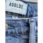 AGOLDE  Womens Jeans Riley High Rise Straight Crop in Whiplash Size 29 Distressed Photo 10