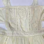 Tularosa  Eleanora Embroidered Dress in Mellow Yellow Large Photo 7